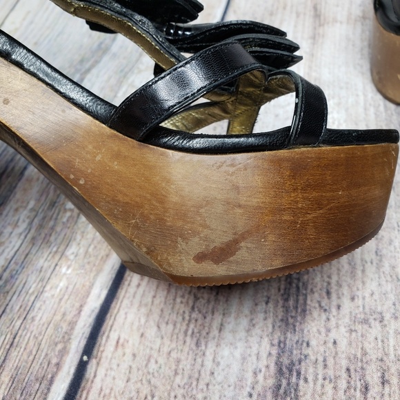 Coach Jeanna Platform Wedges Size 6 - Picture 6 of 8